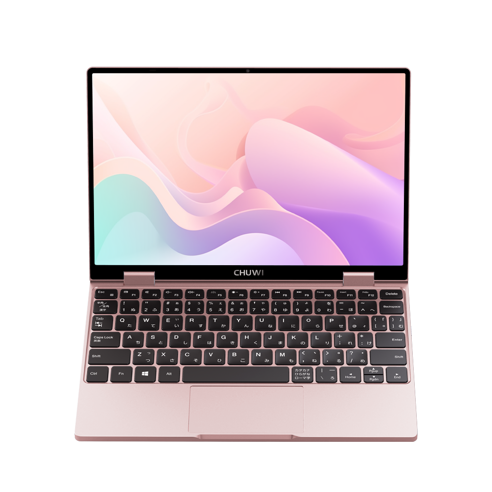 新品同様!UMPC 保護シール付き!CHUWI MiniBook X N100 CHUWI MiniBook X N100 | 灰色/ピンク色 | 日本語/英語 | Intel